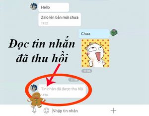 Cách xem tin nhắn đã bị thu hồi trên Zalo Messenger Facebook