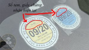 Số tem giấy chứng nhận hiện tại xe máy ô tô là gì, xem ở đâu?